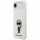 Karl Lagerfeld Silicone Sketch & Logo (KLHMP17MSKIGROH) iPhone 17 Air White Karl