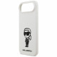 Karl Lagerfeld Silicone Sketch & Logo (KLHMP17MSKIGROH) iPhone 17 Air White Karl