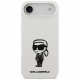 Karl Lagerfeld Silicone Sketch & Logo (KLHMP17MSKIGROH) iPhone 17 Air White Karl