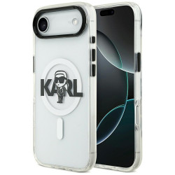 Karl Lagerfeld IML MagSafe Sketch Logo (KLHMP17MHGKIGKBT) iPhone 17 Air Transparent Karl