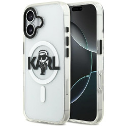 Karl Lagerfeld IML MagSafe Sketch Logo (KLHMP17SHGKIGKBT) iPhone 17 Transparent Karl