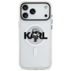Karl Lagerfeld IML MagSafe Sketch Logo (KLHMP17XHGKIGKBT) iPhone 17 Pro Max Transparent Karl