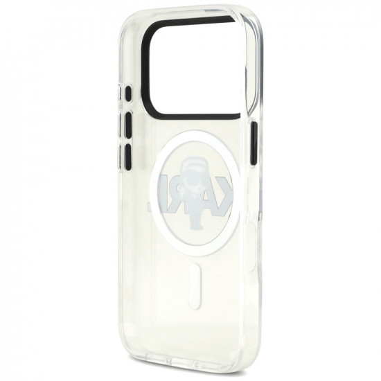 Karl Lagerfeld IML MagSafe Sketch Logo (KLHMP17LHGKIGKBT) iPhone 17 Pro Transparent Karl