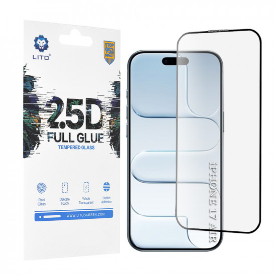 Lito 2.5D FullGlue Glass iPhone 17 Air Black