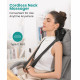 Nekteck Neck Massager (A01 NM11 GYUS) Wireless, 3 Modes, 2 Intensities, Advanced Soothing Heat Therapy, 2600mAh Black