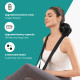 Nekteck Neck Massager (A01 NM11 GYUS) Wireless, 3 Modes, 2 Intensities, Advanced Soothing Heat Therapy, 2600mAh Black