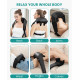 Nekteck Neck Massager (A01 NM09 BKUS) Wireless, 6Rolling Balls, 2xMode, 2xIntensity Levels, Soothing Heat Therapy Black