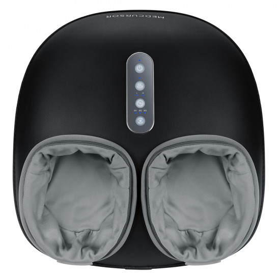 Nekteck Foot Massager (A02 FM04 BKEU) 3 Modes, Heat Function, 2 Air Compression Levels, Timer, Detachable Sleeves Black
