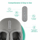Nekteck Foot Massager (A02 FM04 BGEU) 2 Intensity Levels, Deep Kneading, Heat Function, Timer, Zipped Cover Black