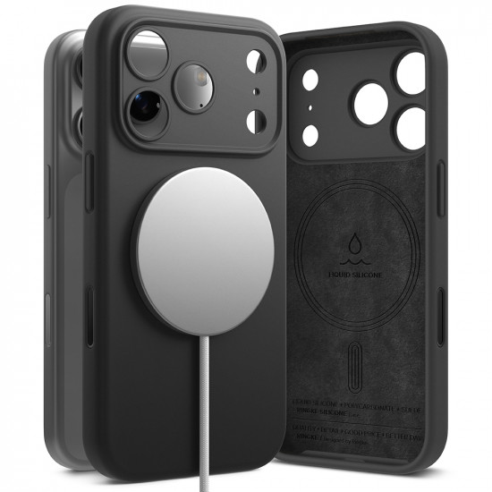 Ringke Silicone Magnetic MagSafe iPhone 17 Pro Black