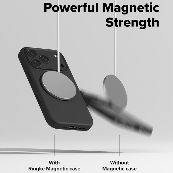 Ringke Silicone Magnetic MagSafe iPhone 17 Pro Black