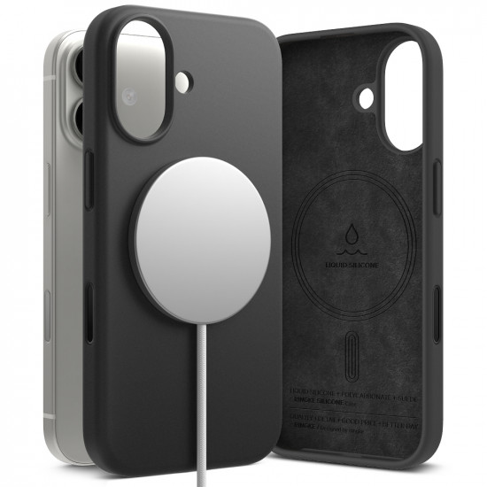 Ringke Silicone Magnetic MagSafe iPhone 17 Black
