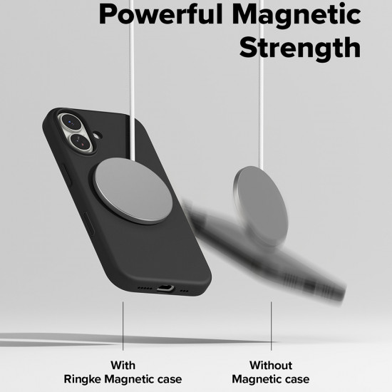 Ringke Silicone Magnetic MagSafe iPhone 17 Black