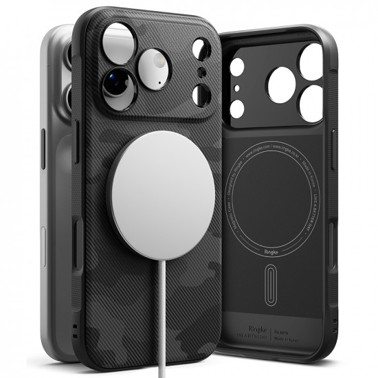 Ringke Onyx MagSafe iPhone 17 Pro Max Camo Black
