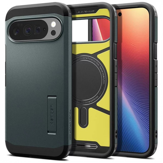 Spigen Tough Armor MagSafe Google Pixel 10 Pro XL Abyss Green