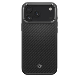 Spigen Enzo Aramid "T" MagSafe iPhone 17 Pro Black / Silver Spigen Enzo Aramid "T" MagSafe iPhone 17 Pro Black / Silver