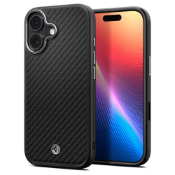 Spigen Enzo Aramid "T" MagSafe iPhone 17 Black / Silver