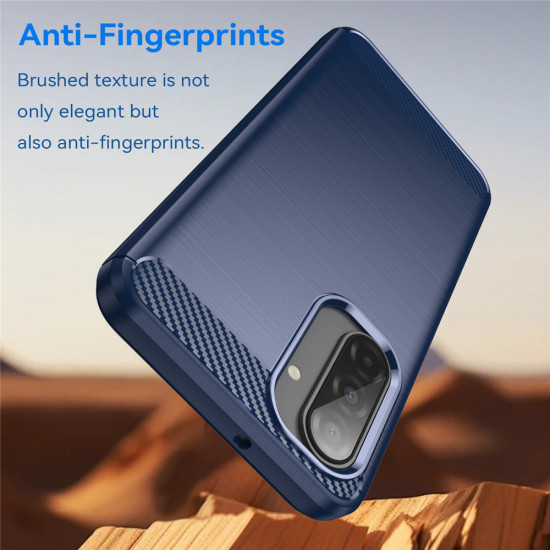 Techsuit Carbon Silicone Samsung Galaxy A17 5G Blue