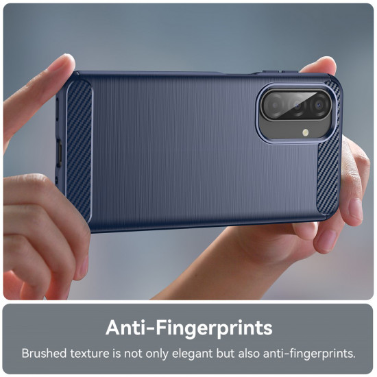 Techsuit Carbon Silicone Samsung Galaxy A17 5G Blue