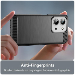 Techsuit Carbon Silicone Xiaomi Redmi 15C 4G / Redmi 15C 5G Black Techsuit Carbon Silicone Xiaomi Redmi 15C 4G / Redmi 15C 5G Black