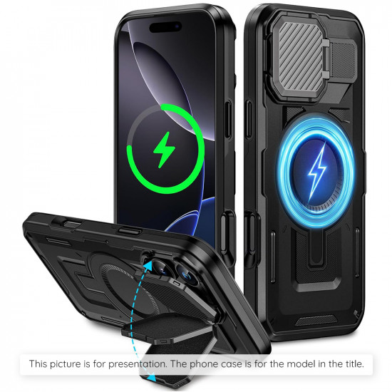 Techsuit CamVault MagSafe Samsung Galaxy A17 5G Black