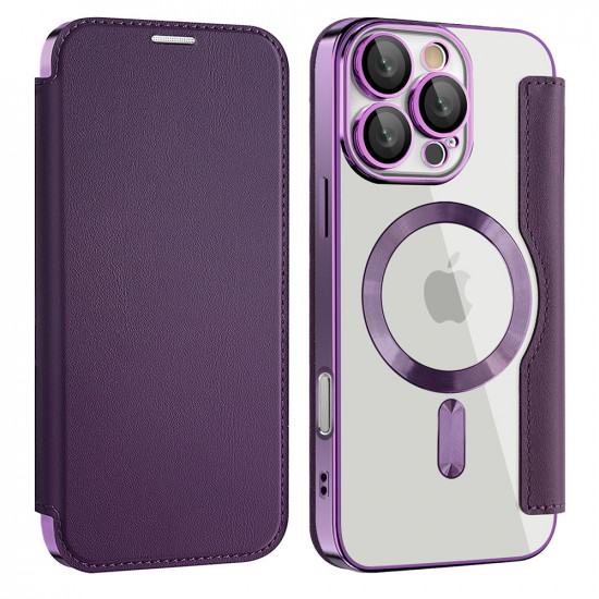 Techsuit SmartMag Book Case Samsung Galaxy A17 5G Purple