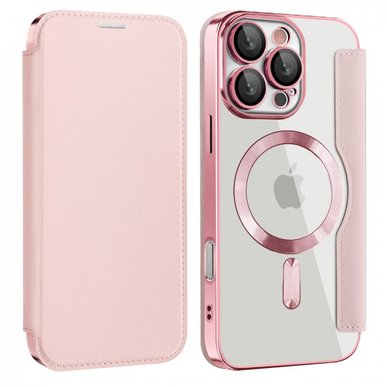 Techsuit SmartMag Book Case Samsung Galaxy A17 5G Pink