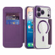 Techsuit SmartMag Book Case iPhone 17 Pro Purple