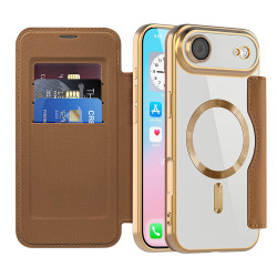 Techsuit SmartMag Book Case iPhone 17 Air Brown