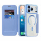 Techsuit SmartMag Book Case iPhone 17 Pro Light Blue