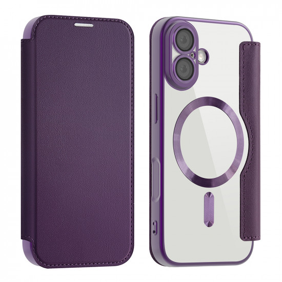 Techsuit SmartMag Book Case iPhone 17 Purple