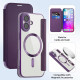 Techsuit SmartMag Book Case iPhone 17 Purple