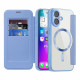 Techsuit SmartMag Book Case iPhone 17 Light Blue