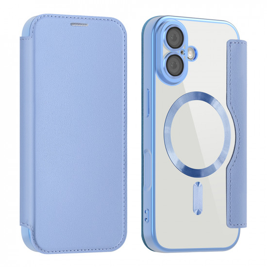 Techsuit SmartMag Book Case iPhone 17 Light Blue