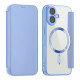 Techsuit SmartMag Book Case iPhone 17 Light Blue