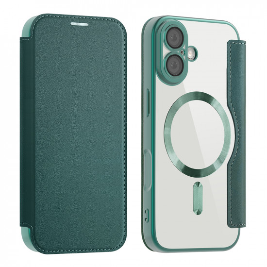 Techsuit SmartMag Book Case iPhone 17 Green