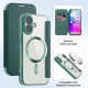 Techsuit SmartMag Book Case iPhone 17 Green