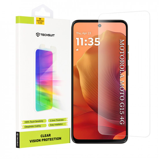 Techsuit Clear Vision Glass Motorola Moto G15 / G15 Power Transparent
