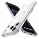 Techsuit Shockproof Clear Silicone MagSafe iPhone 17 Pro Clear