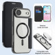 Techsuit SmartMag Book Case iPhone 17 Air Black