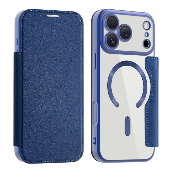Techsuit SmartMag Book Case iPhone 17 Pro Max Blue