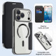 Techsuit SmartMag Book Case iPhone 17 Pro Max Black