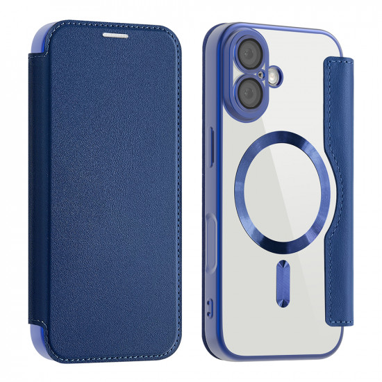 Techsuit SmartMag Book Case iPhone 17 Blue