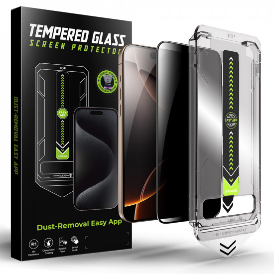 Techsuit TitanGlass FullCover iPhone 17 Pro Max Privacy