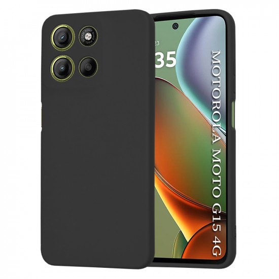 Techsuit SoftFlex Motorola Moto G15 / G15 Power Black