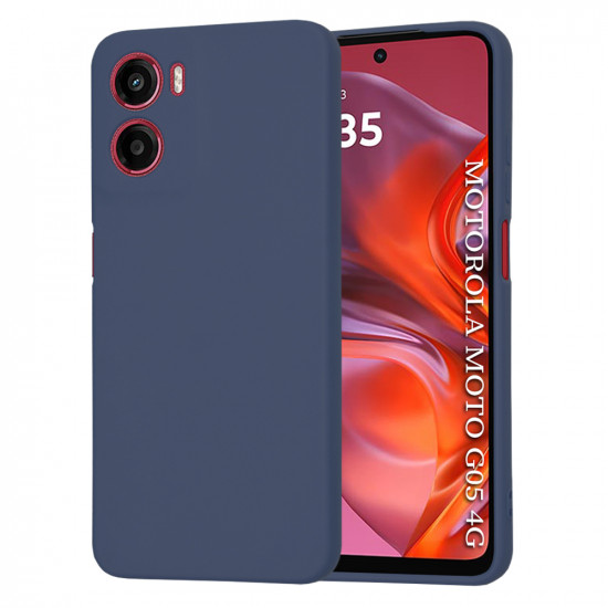 Techsuit SoftFlex Motorola Moto G05 / E15 Navy Blue