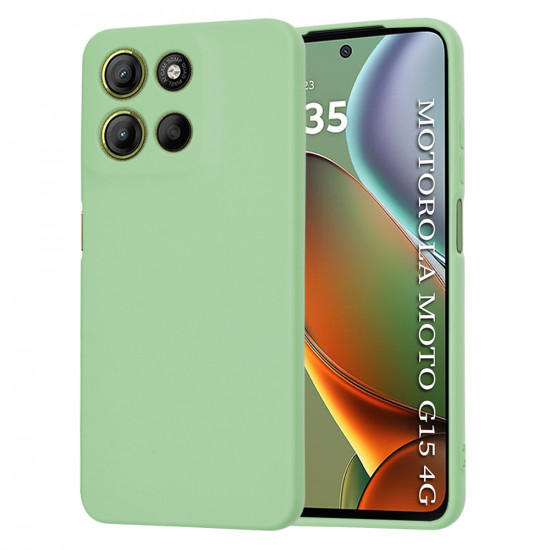 Techsuit SoftFlex Motorola Moto G15 / G15 Power Mint Green