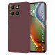 Techsuit SoftFlex Motorola Moto G15 / G15 Power Plum Red