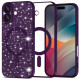 Techsuit Luxury Glitter MagSafe iPhone 17 Deep Purple