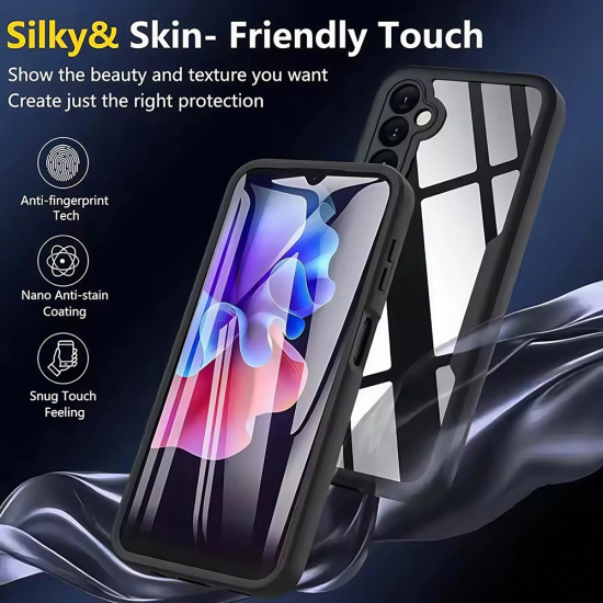 Techsuit ColorVerse 360 Series + Screen Protector Samsung Galaxy S25 FE Black